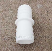 Hose connector 1.25" (32mm) to 1.25" (32mm)