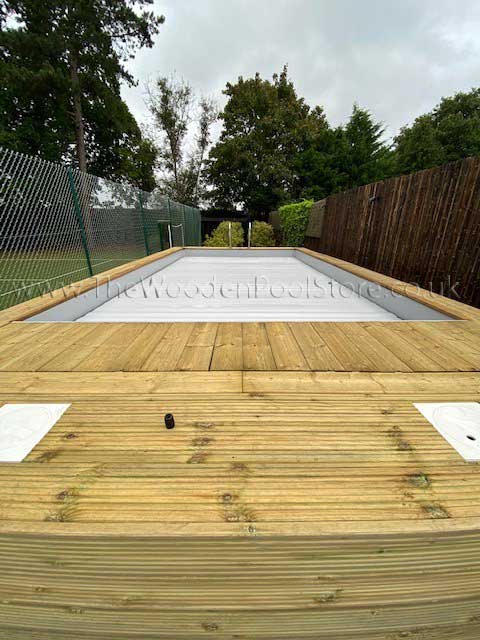 Urban 6.5x3.5m wooden pool