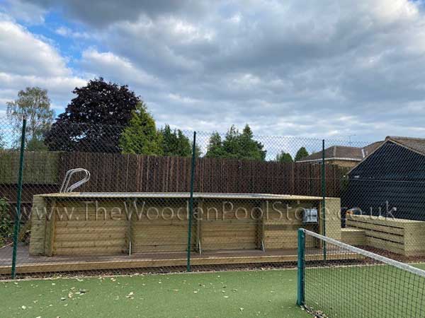 Urban 6.5x3.5m wooden pool