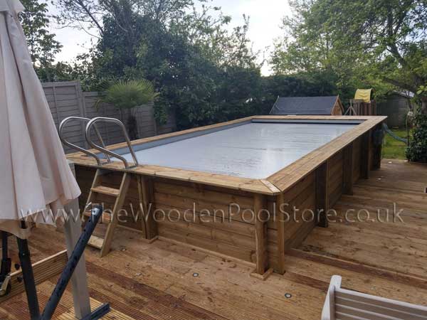 Urban 6.5x3.5m wooden pool