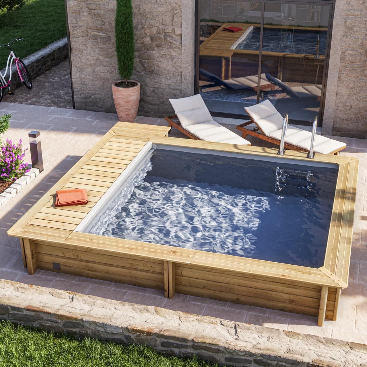 Urban Wooden Pool