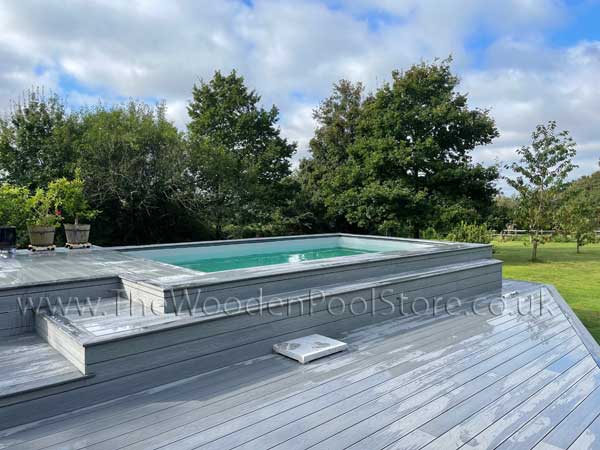 Urban 6.5m x 3.5m Wooden Pool