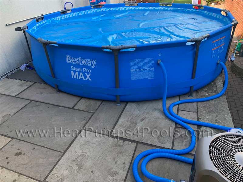 Sunspring Heat Pump 5kw to 12kw for Above Ground Swimming Pool Heater for Summer Use May to Sep 10