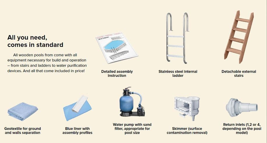 Summer Oasis Wooden Pool
