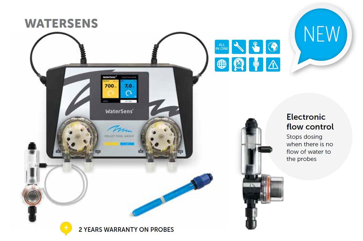 Watersens Chlorine &amp; PH Automatic Pool Dosing Systems