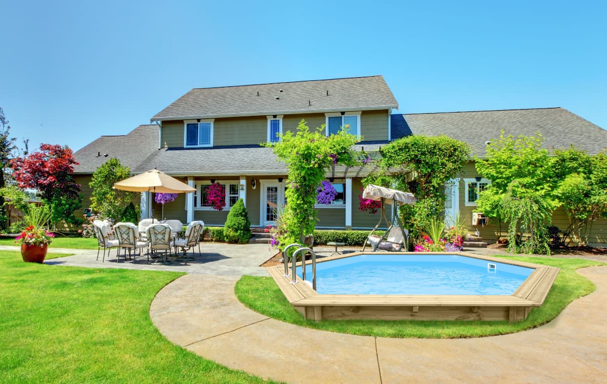 Summer Joy Wooden Pool