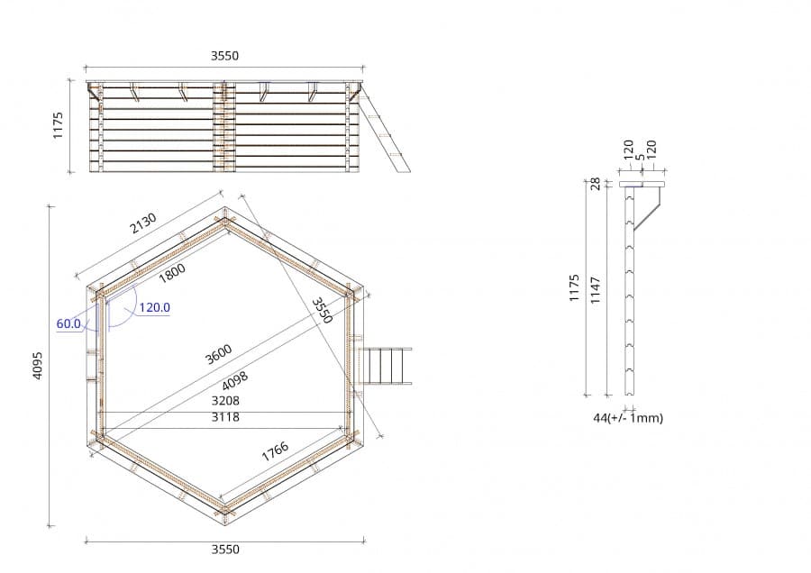 Beaufort Wooden pool