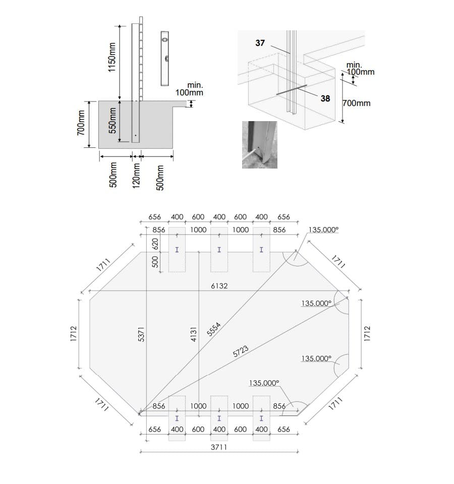 Indian Wooden Pool Dimensions