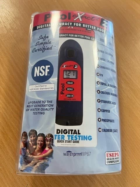 Pool eXact EZ Photometer Pool Water Tester - 10 Tests, Chlorine, pH, Alkalinity, Stabiliser etc.. 2