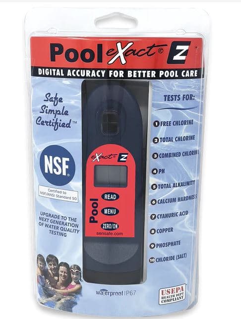 Pool eXact EZ Photometer Pool Water Tester - 10 Tests, Chlorine, pH, Alkalinity, Stabiliser etc.. 9