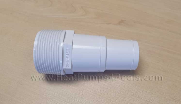 Threaded Hosetail 1.5" thread for 38mm and 32mm pool hose