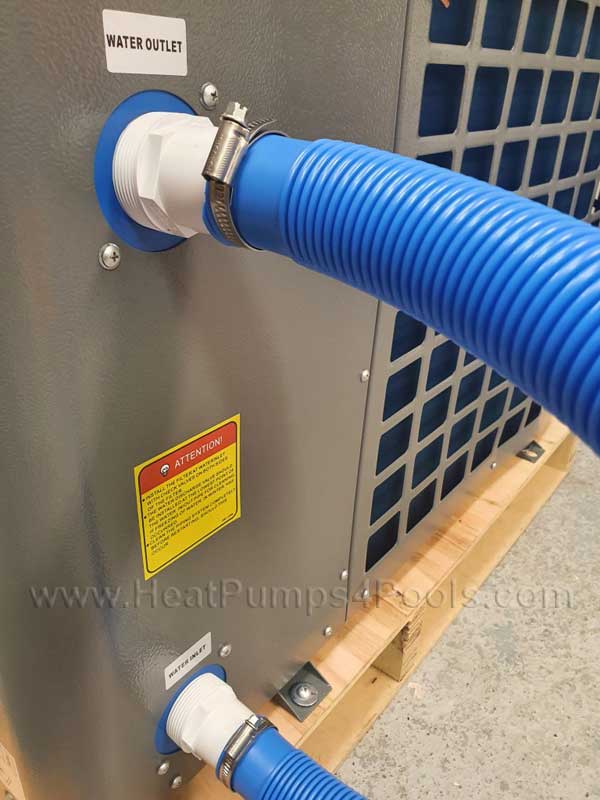 Threaded Hosetail 1.5" thread for 38mm and 32mm pool hose 5