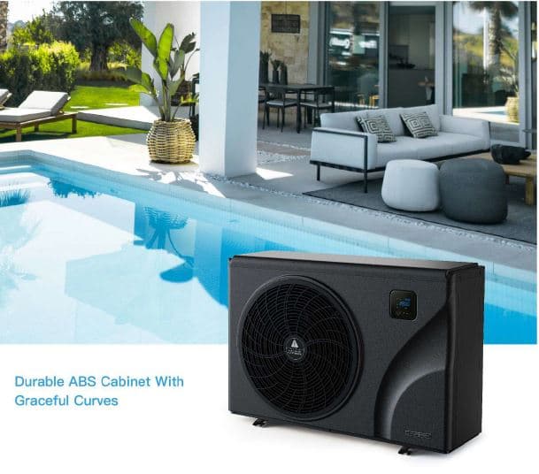 Zealux Heat Pump PBS Inverboost Horizontal Pool Heater with Wi-Fi for Swimming Pools 7.5kw to 25kw Extended Season Use 16