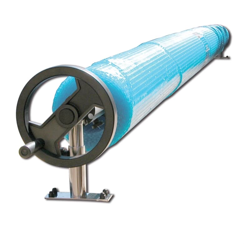 Premium Pool Cover Reel &amp; Roller System for Domestic Swimming Pools Extends from 3.66m to 5.49m 4