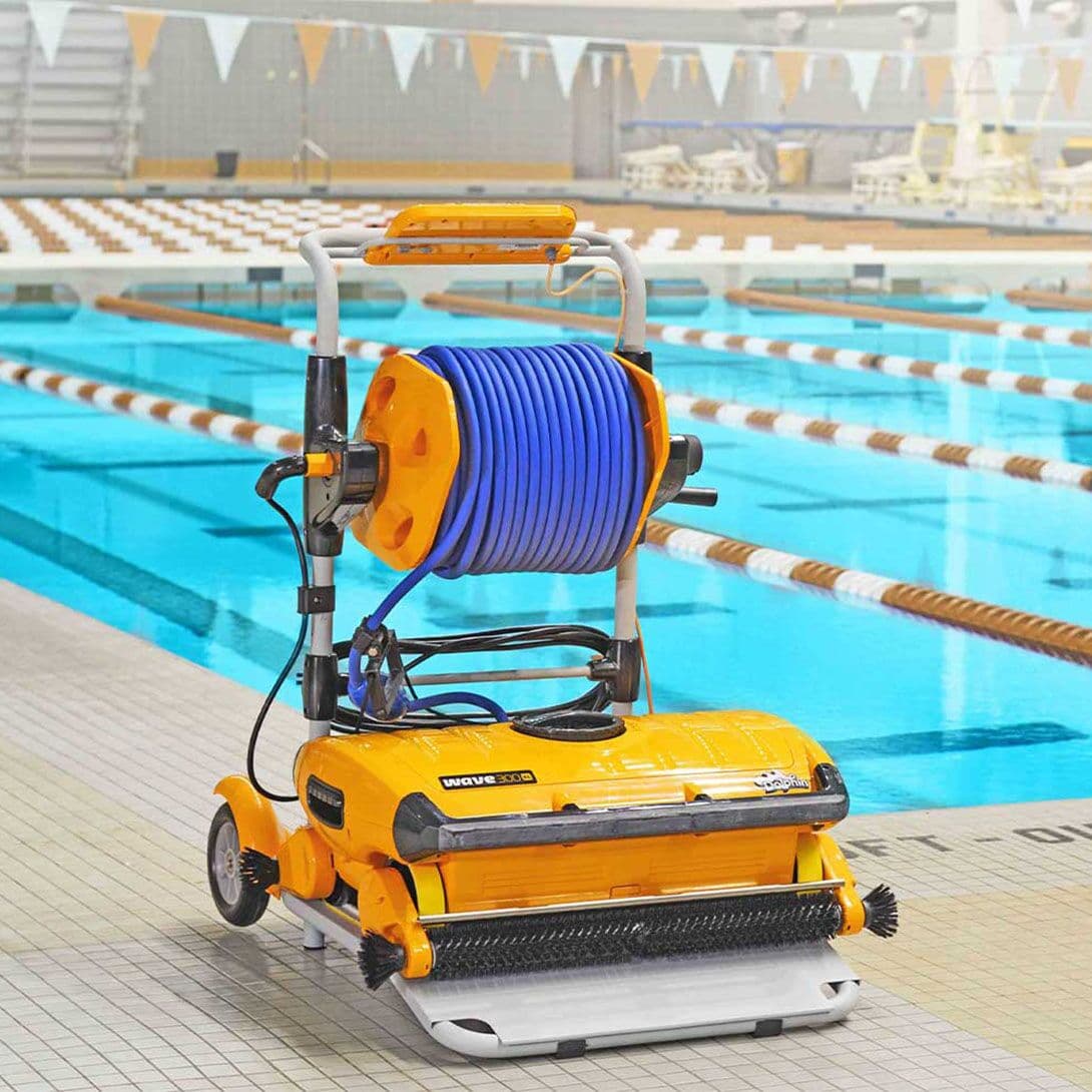 Dolphin Wave 300XL Pool Cleaner Commercial Swimming Pool Floor Walls Waterline for pools up to 25-60m 10