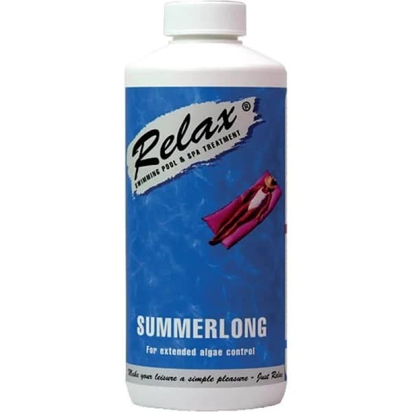 Relax Pool Summerlong Swimming Pool Algaecide 1ltr Bottle