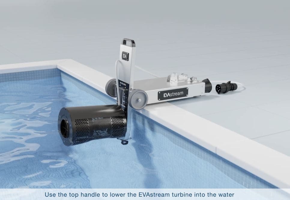 EVAstream Move  Counter Current System Swimming Pools wireless plug &amp; play swimming machine. 3