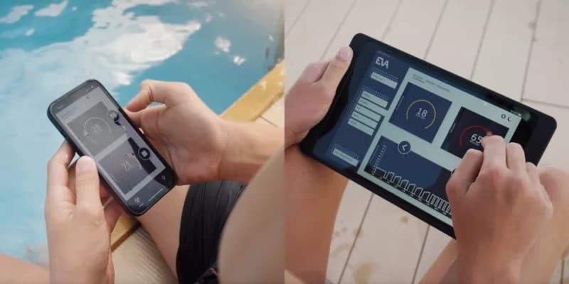 EVAstream Move  Counter Current System Swimming Pools wireless plug &amp; play swimming machine. 11