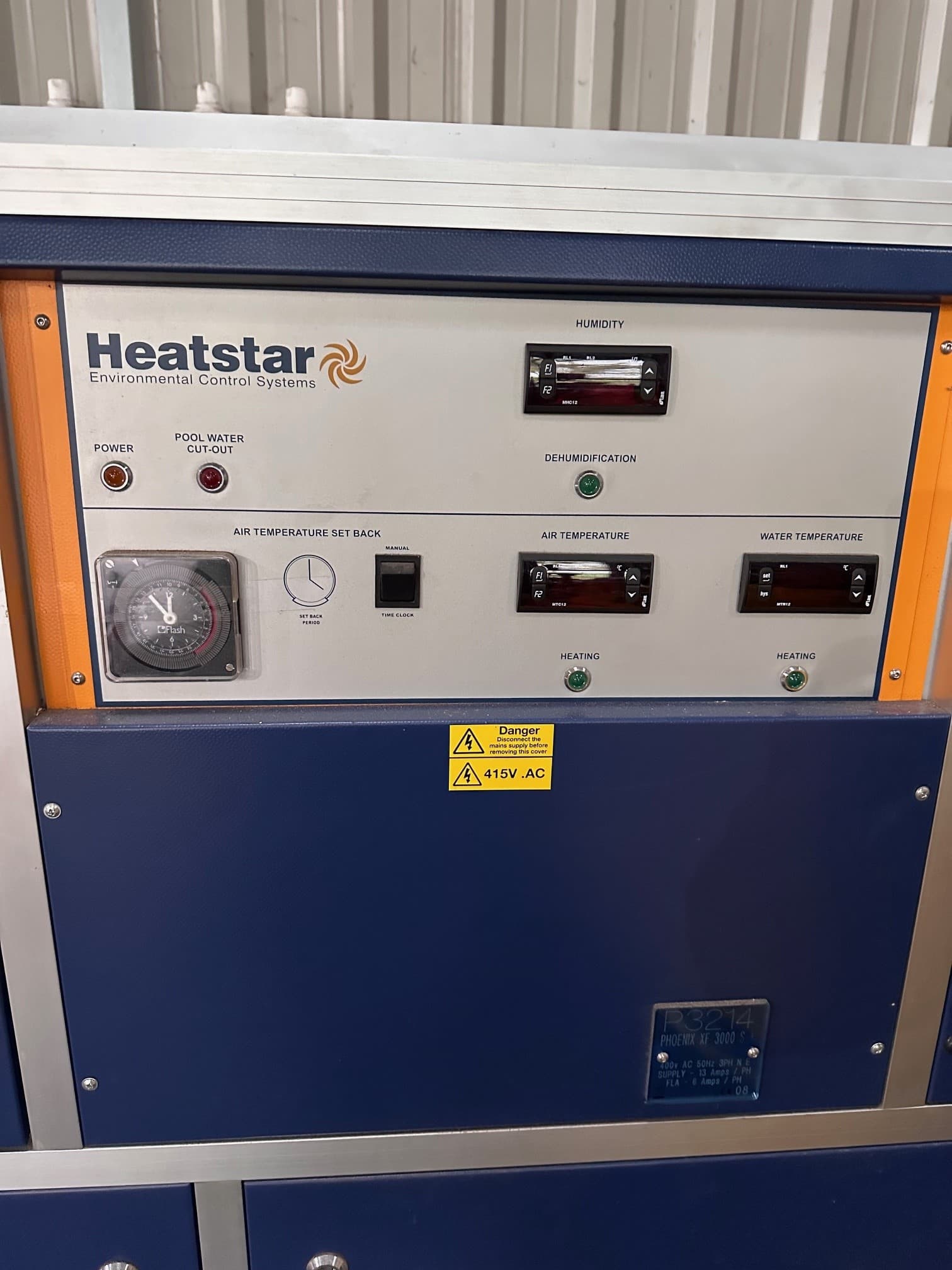 New Heatstar Phoenix XF 3000 Super Plus Unused Indoor Swimming Pool Air Handling Unit P3214 8