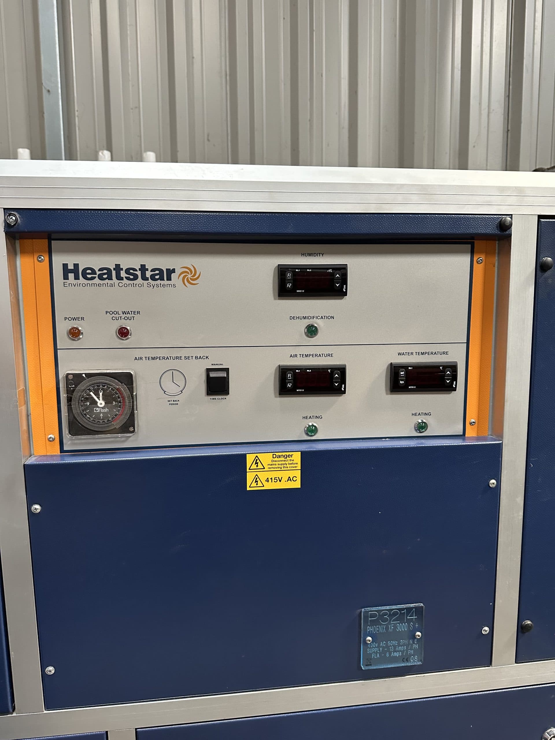 New Heatstar Phoenix XF 3000 Super Plus Unused Indoor Swimming Pool Air Handling Unit P3214 3