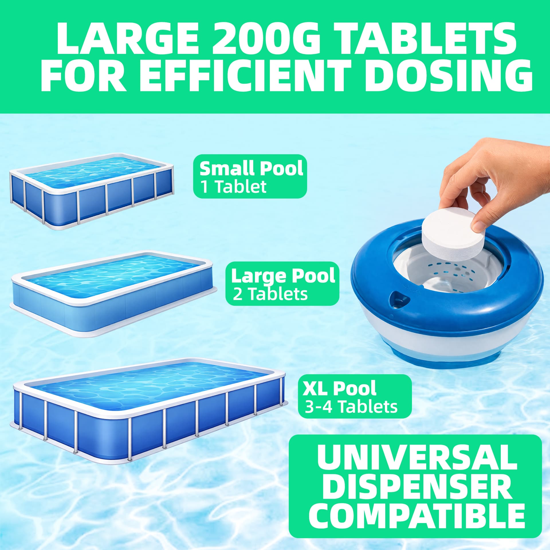 Safe Splash Multi Chlorine Large Tablets 5kg 4