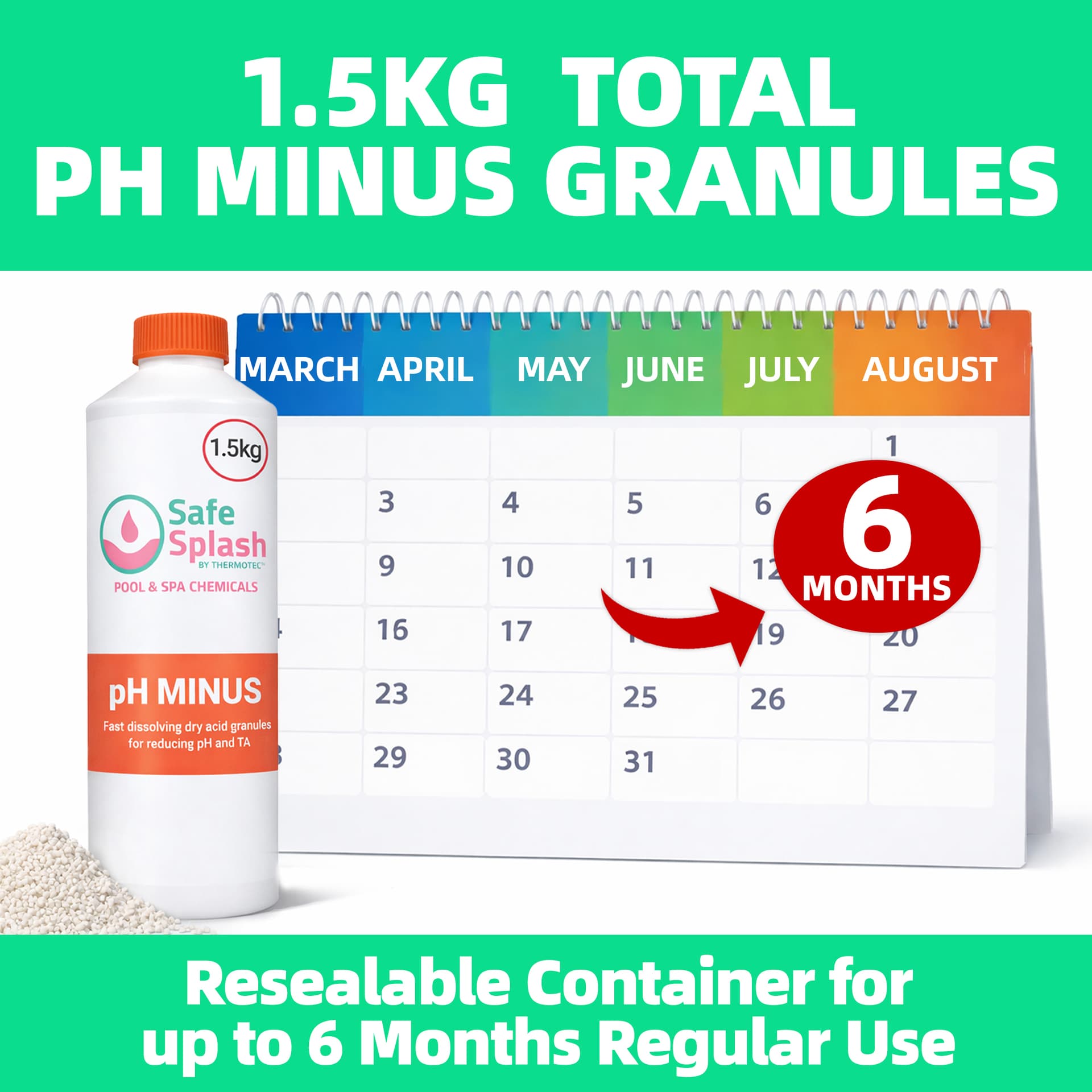 Safe Splash 1.5kg pH Minus 5