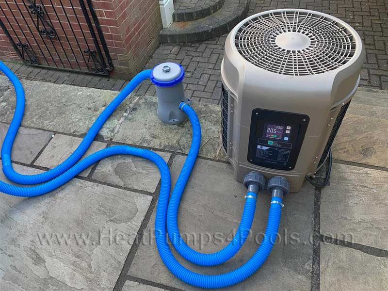 Sunspring Heat Pump 5kw to 12kw for Above Ground Swimming Pool Heater for Summer Use May to Sep 17