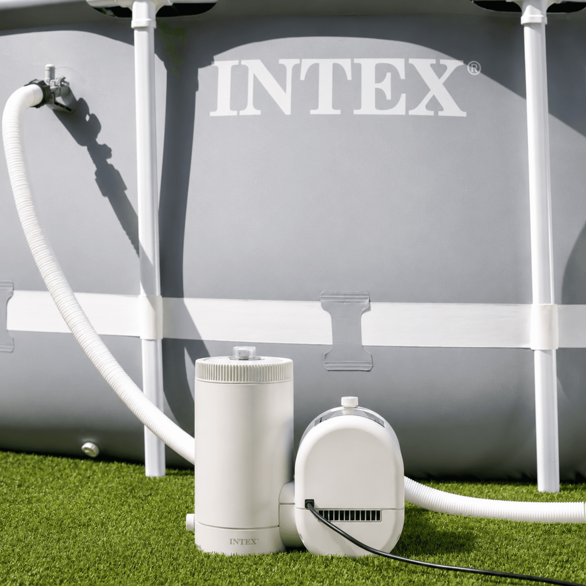Intex Pool Pump 2500GPH Cartridge Filter for Swimming Pools up to 24ft 7.2 m3/hr 28634 2