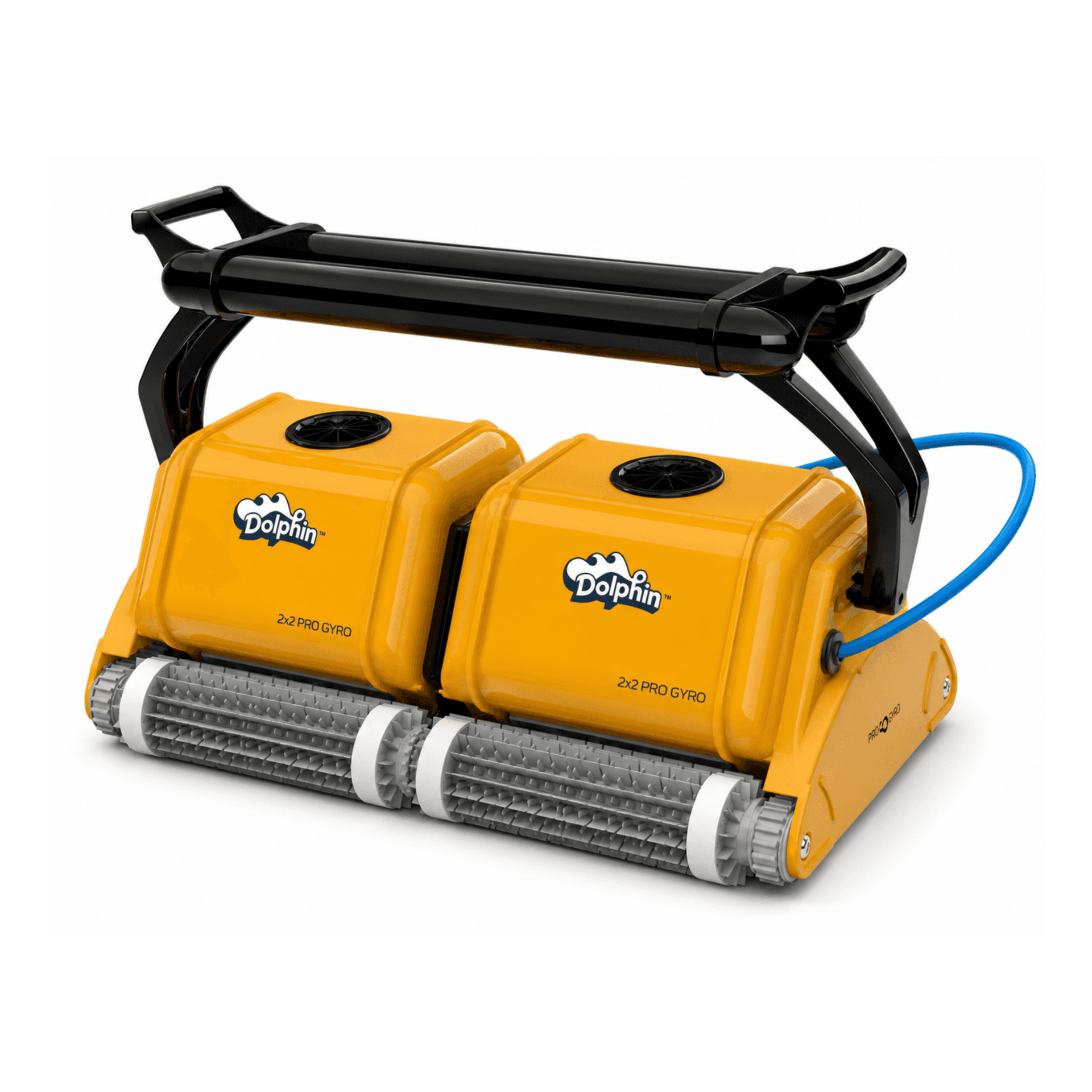 Dolphin 2x2 Pro Gyro Pool Cleaner Commercial Swimming Pool Floor Walls Waterline for pools up to 40m 3