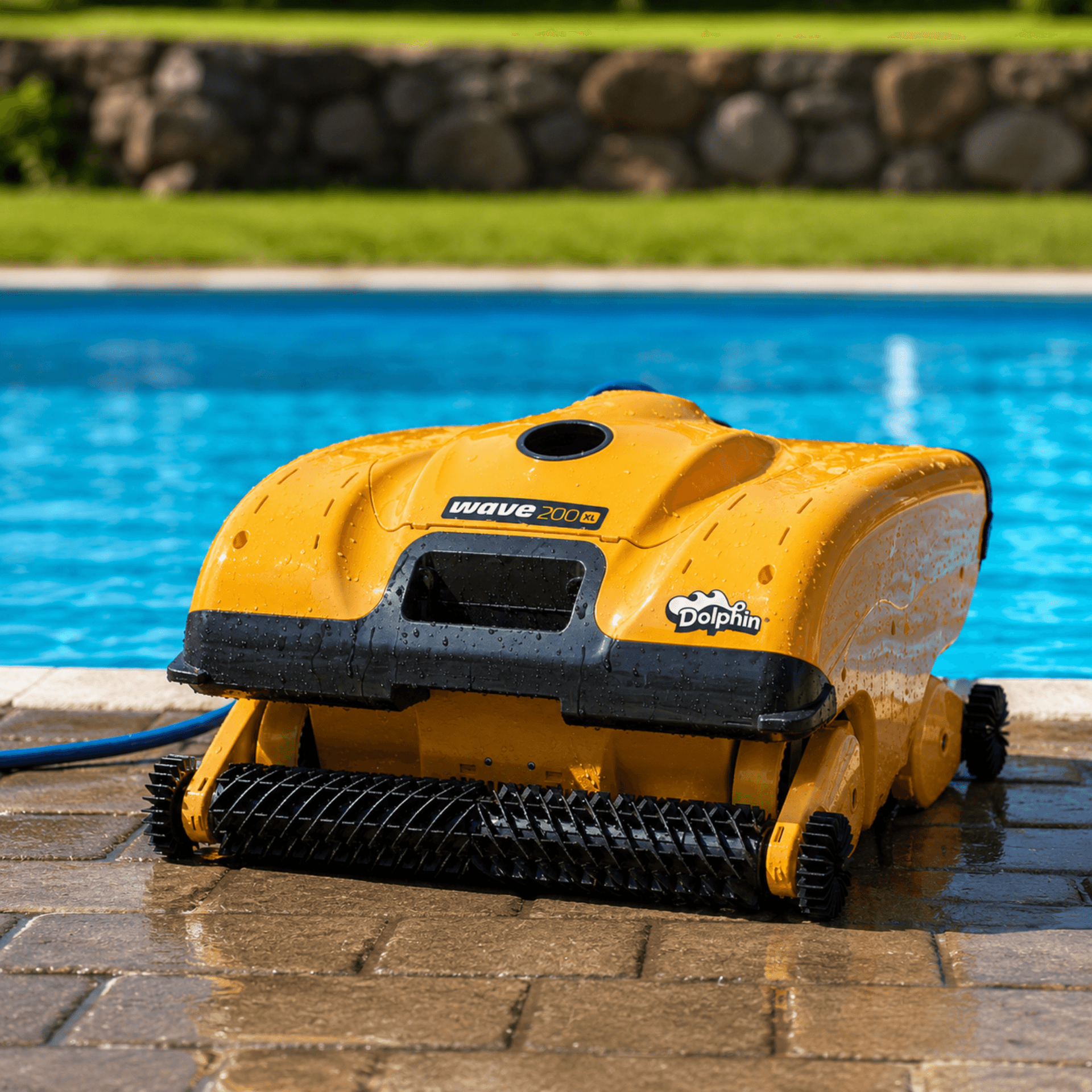 Dolphin Wave 200 Pool Cleaner Commercial Swimming Pool Floor Walls Waterline for pools up to 33m 5