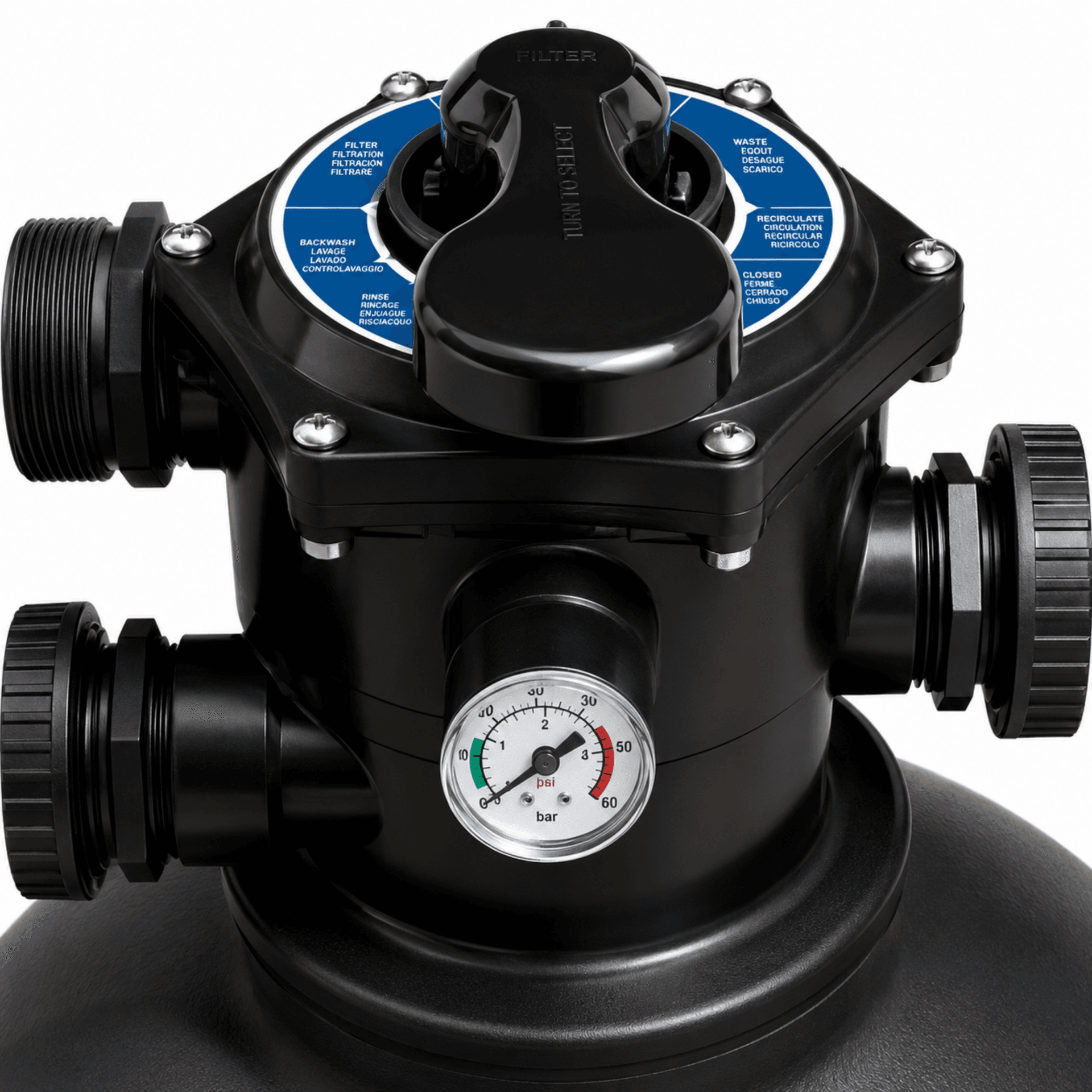 iFlo 500mm Sand Filter and 0.75hp Pump with 20" Filter Pack for Swimming Pools 9.3m3/hr 2