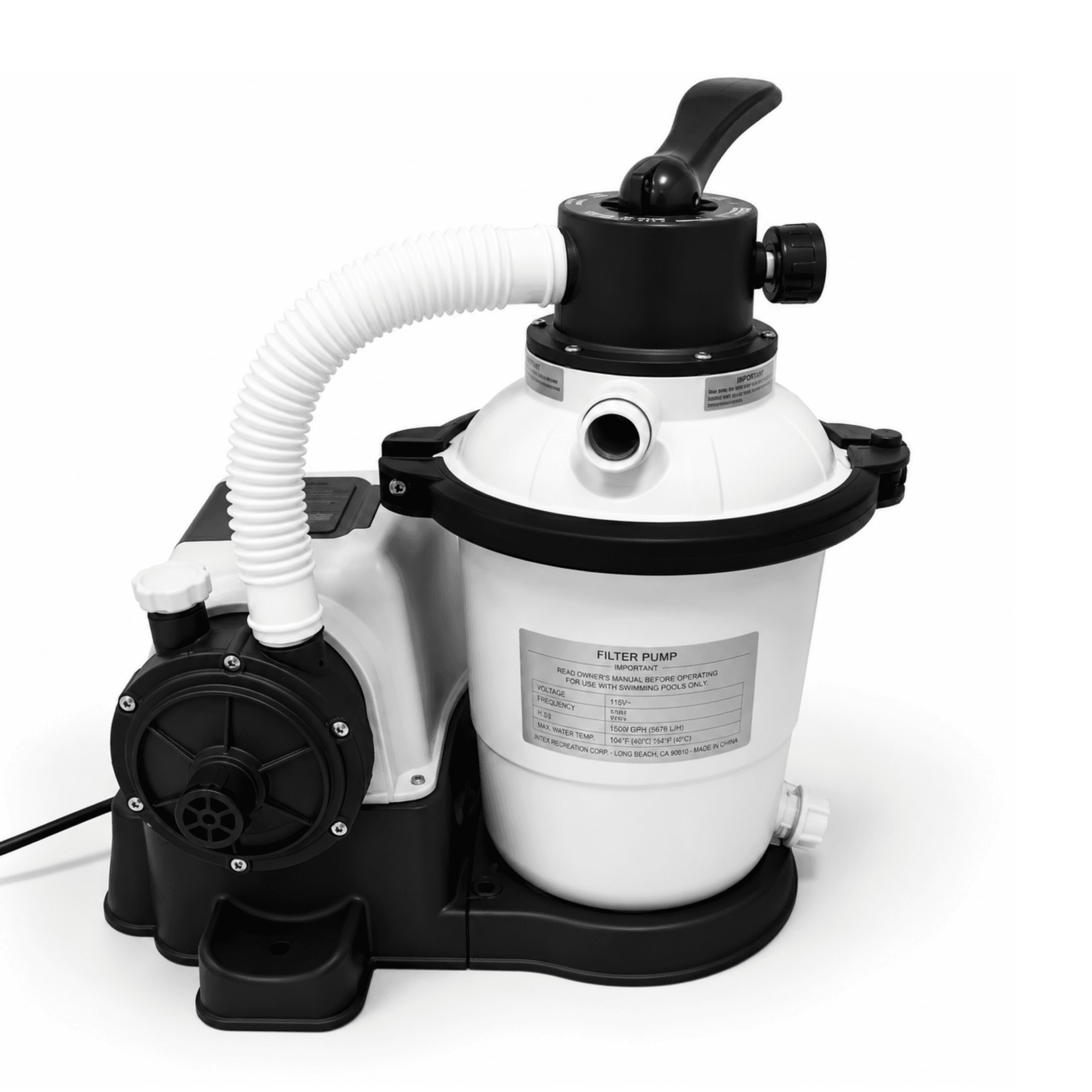 Intex Krystal Clear SX925 Sand Filter Pump Intex Pool Pump and Filter Filtration Set for Above Ground Swimming Pools 2m3/hr 2