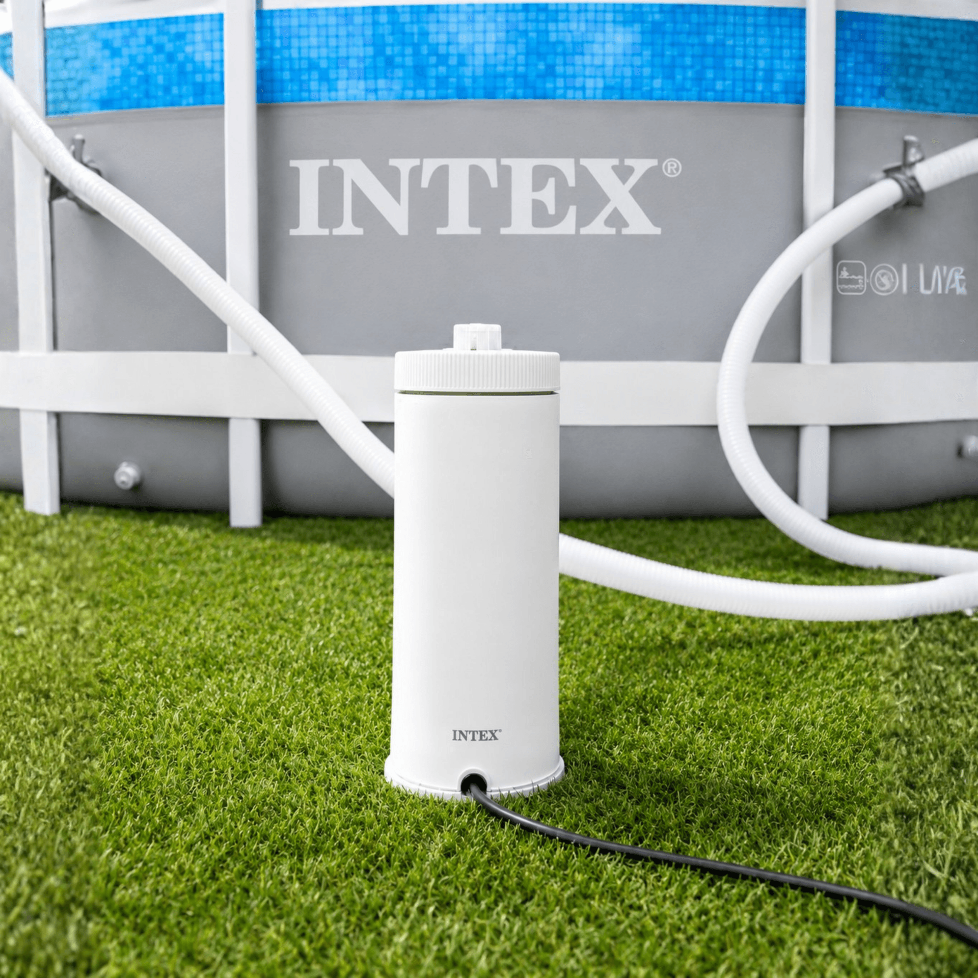 Intex Pool Pump 1000GPH Cartridge Filter for 15' Pools (2.8m3/hr) 2
