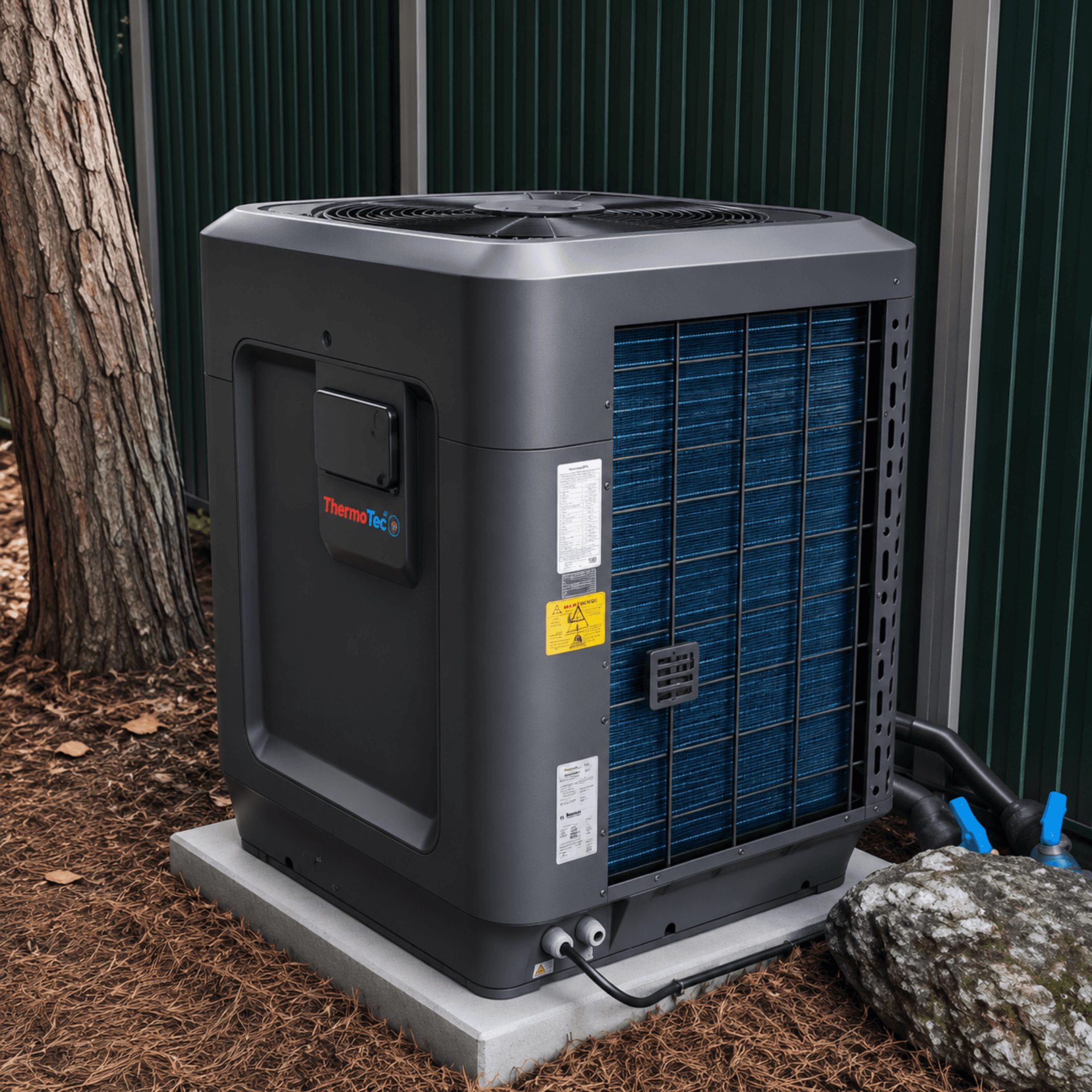 Thermotec Inverter Pro Vertical Heat Pumps Pool Heater with Wifi or Swimming Pools 29kw to 34kw 5