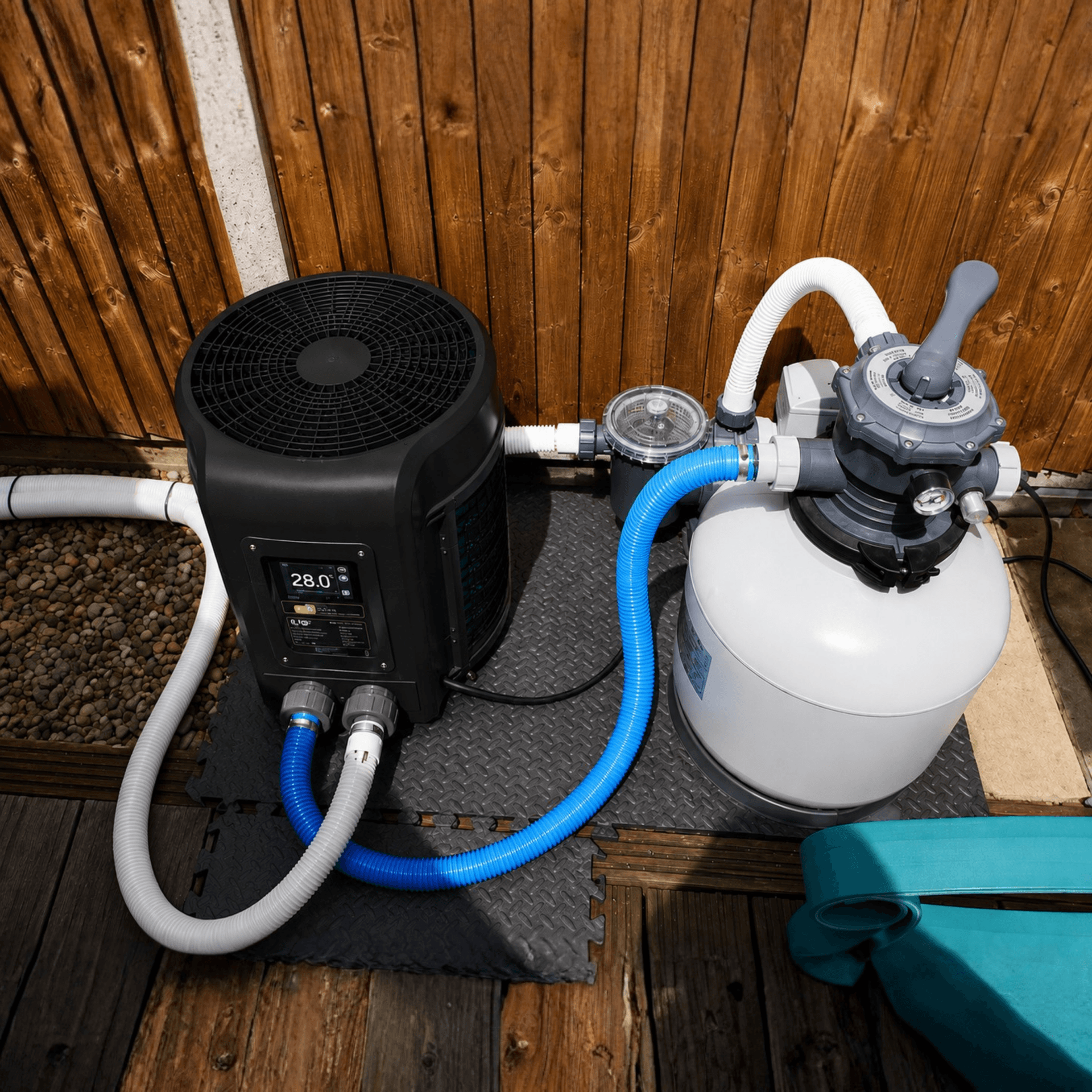 Sunspring Heat Pump 5kw to 12kw for Above Ground Swimming Pool Heater for Summer Use May to Sep 4