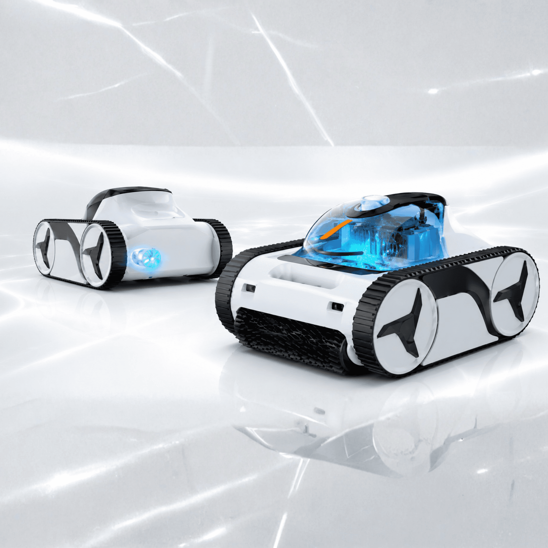 X-Warrior Robotic Pool Cleaner Cordless Floor, Wall and Waterline Swimming Pool Cleaner 3