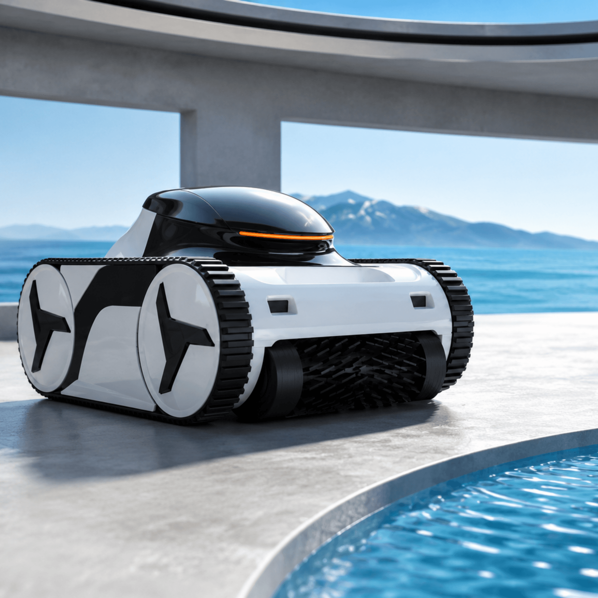 X-Warrior Robotic Pool Cleaner Cordless Floor, Wall and Waterline Swimming Pool Cleaner 2