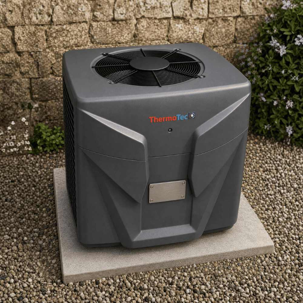 Thermotec Inverter Pro Vertical Heat Pumps Pool Heater with Wifi or Swimming Pools 29kw to 34kw 7