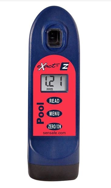 Pool eXact EZ Photometer Pool Water Tester - 10 Tests, Chlorine, pH, Alkalinity, Stabiliser etc..