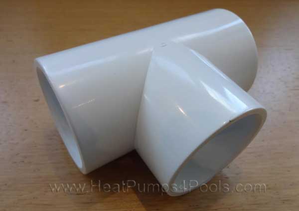 T Piece 1.5" Solid Pool Pipe Fitting for Swimming Pools Installations