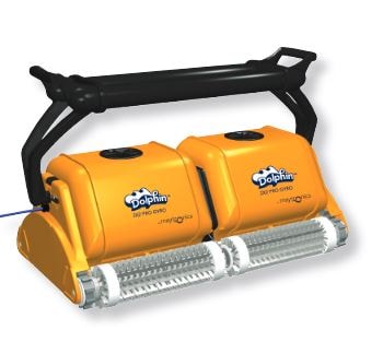 Dolphin 2x2 Pro Gyro Pool Cleaner Commercial Swimming Pool Floor Walls Waterline for pools up to 40m