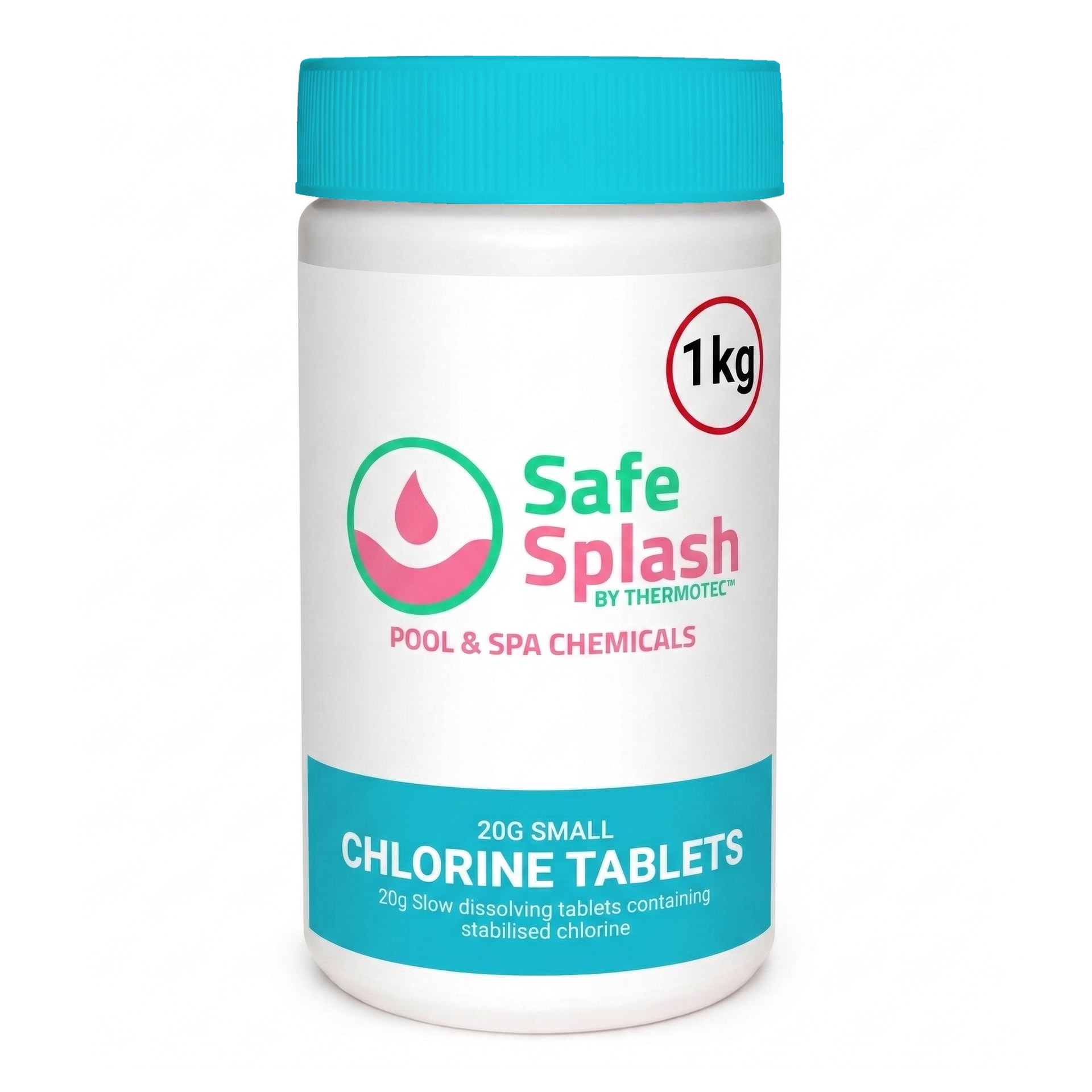 Safe Splash Chlorine Tablets Small 1kg