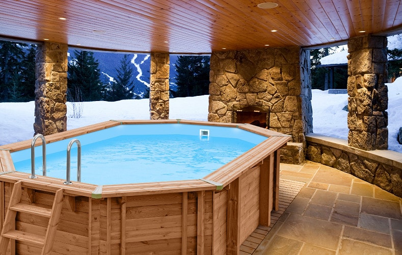 Blue Lagoon Wooden Pool