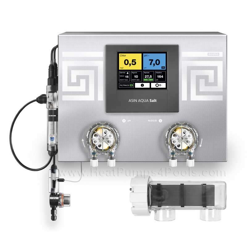 Asin Aqua Salt Automatic Pool Chlorinator and PH Pool Management System