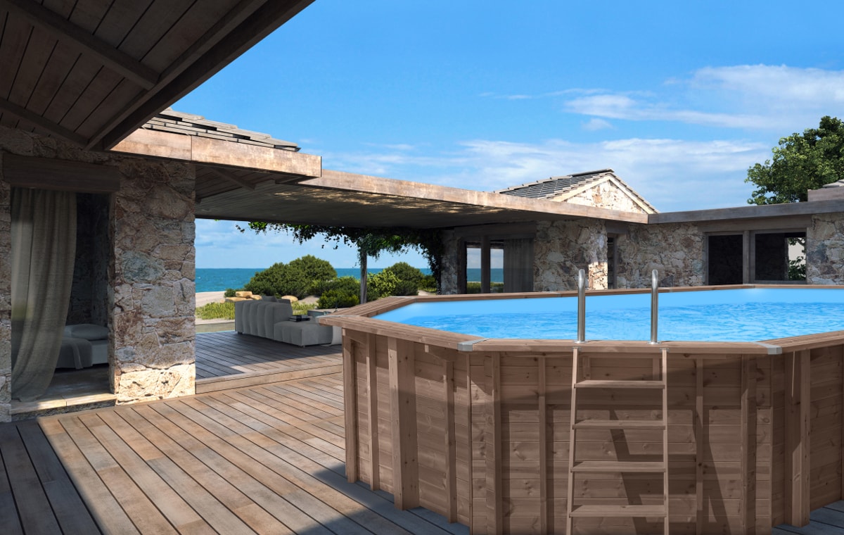 Vactaion Eden Wooden pool