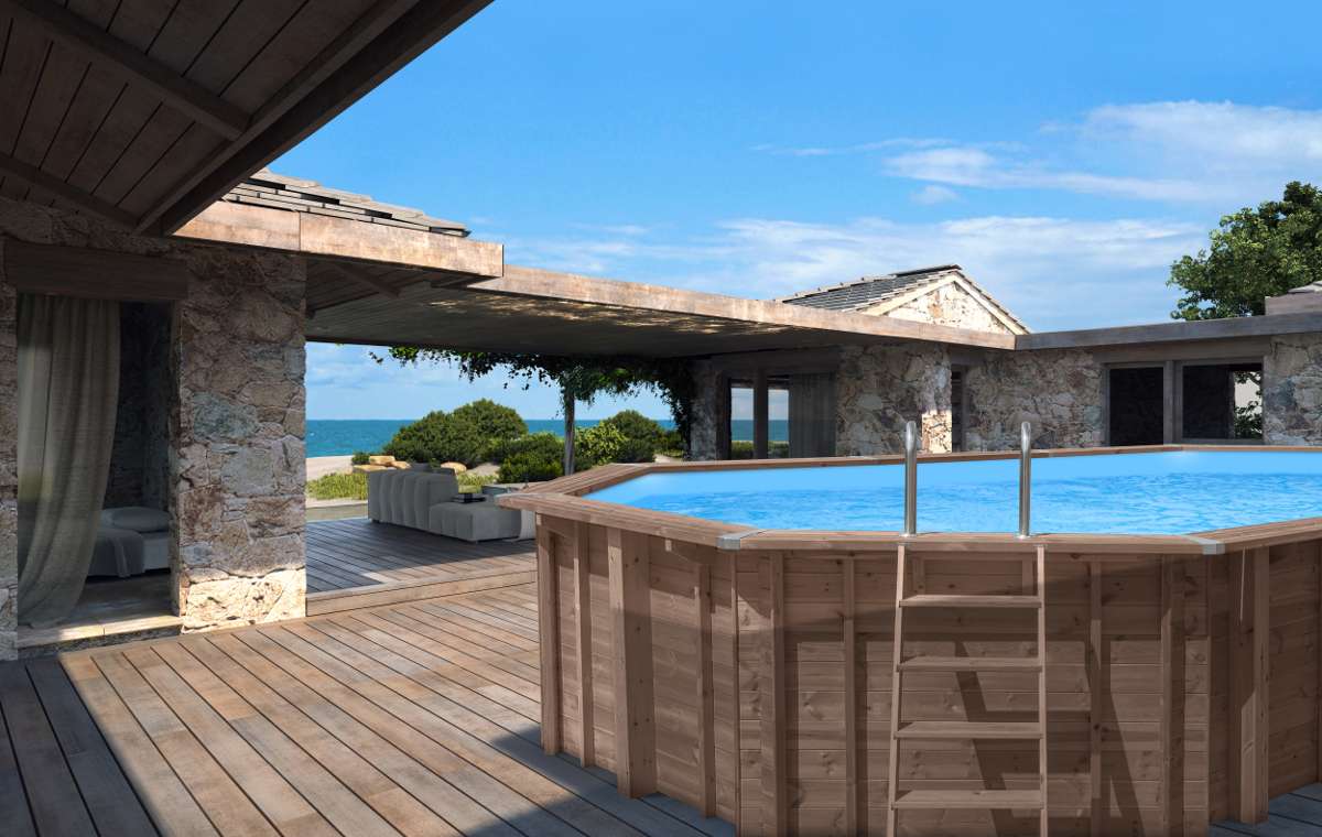 Vactaion Eden Wooden pool