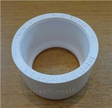 Reducing bush 2" to 1.5" Solid Pool Pipe Fitting for Swimming Pools Installations