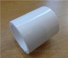 Straight Connector 2" Solid Pool Pipe Fitting for Swimming Pools Installations