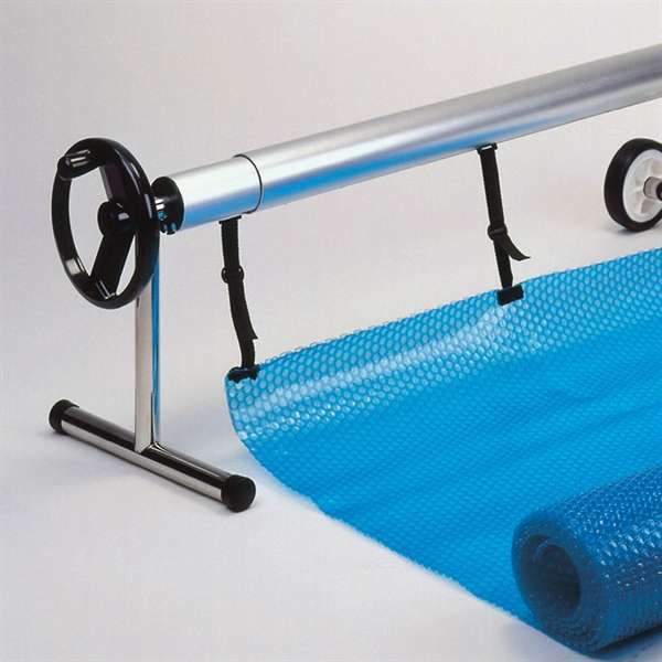 Premium Pool Cover Reel & Roller System for Domestic Swimming Pools Extends from 3.66m to 5.49m