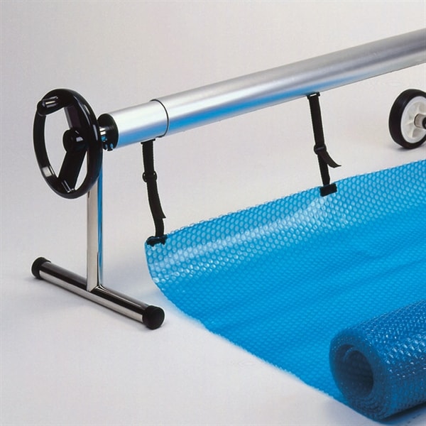 Premium Pool Cover Reel & Roller System for Domestic Swimming Pools Extends from 3.66m to 5.49m